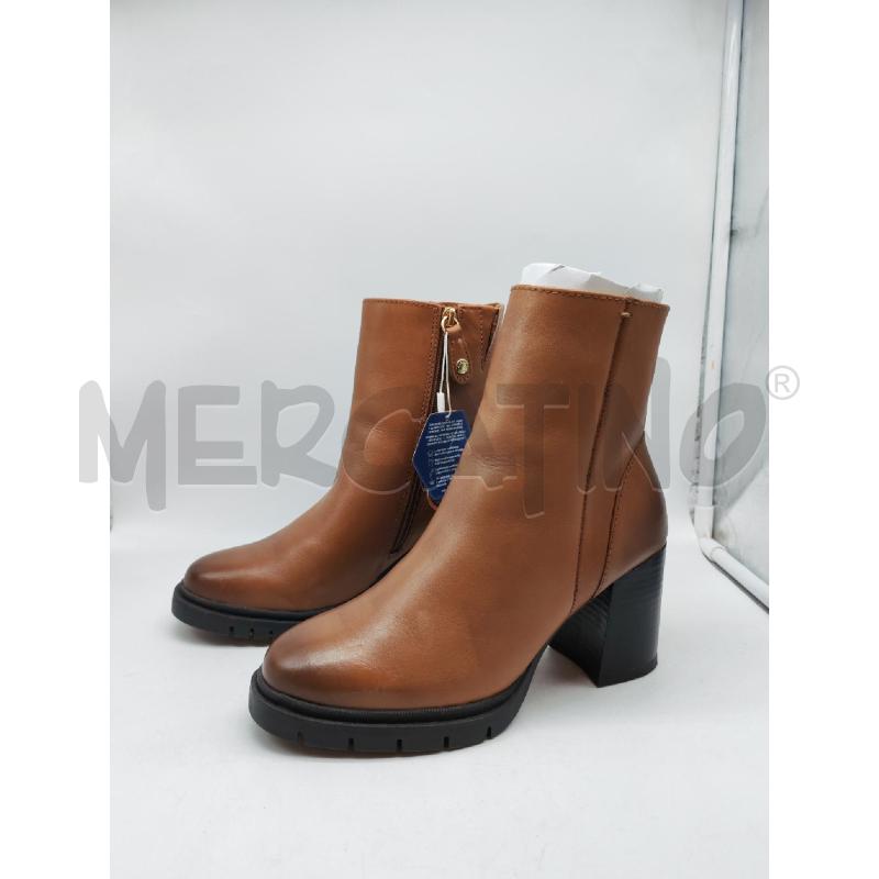 STIVALETTI DONNA BATA BEIGE CON TACCO LARGO  | Mercatino dell'Usato Mestre 1