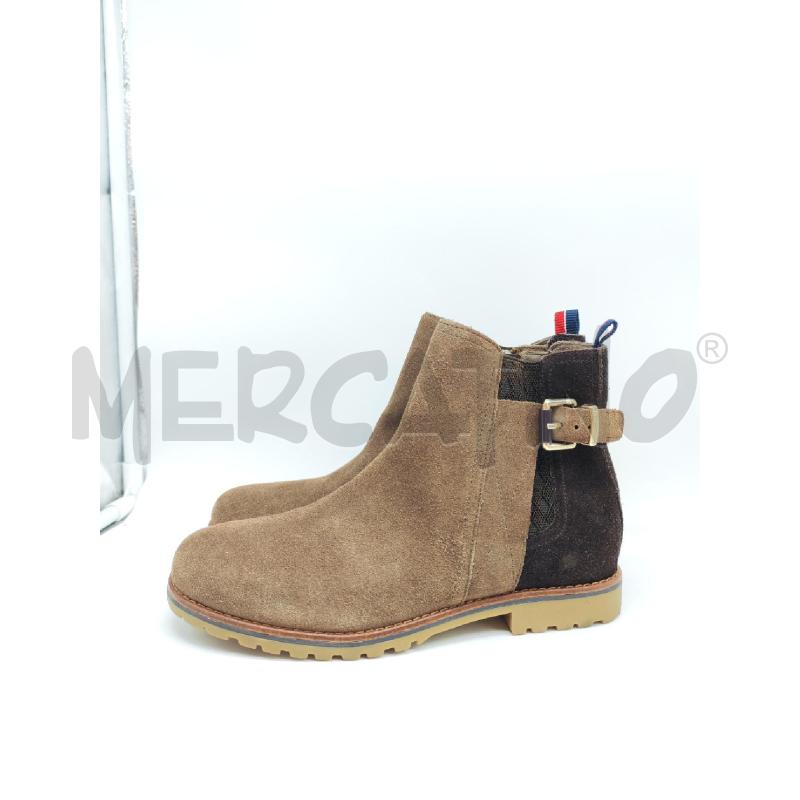 STIVALETTI DONNA TOMMY HILFIGER CAMOSCIO MARRONE | Mercatino dell'Usato Mestre 2