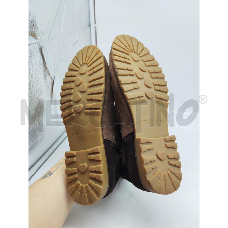 STIVALETTI DONNA TOMMY HILFIGER CAMOSCIO MARRONE | Mercatino dell'Usato Mestre 4