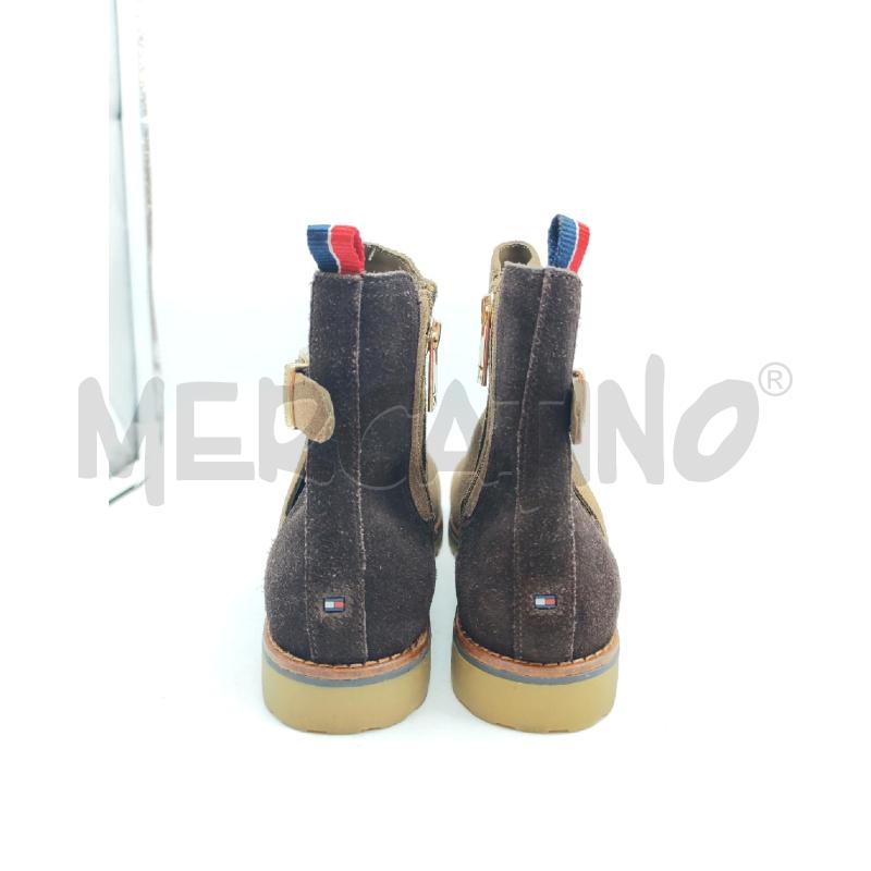 STIVALETTI DONNA TOMMY HILFIGER CAMOSCIO MARRONE | Mercatino dell'Usato Mestre 5