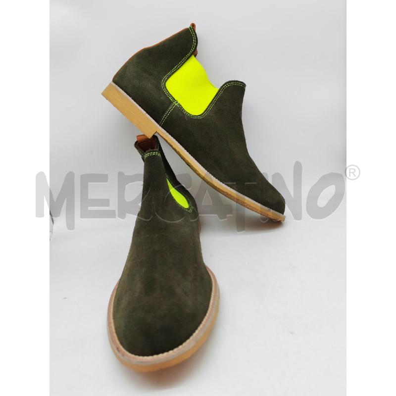 STIVALETTI UOMO NEON BOOTS VERDI E GIALLE FLUO | Mercatino dell'Usato Mestre 1