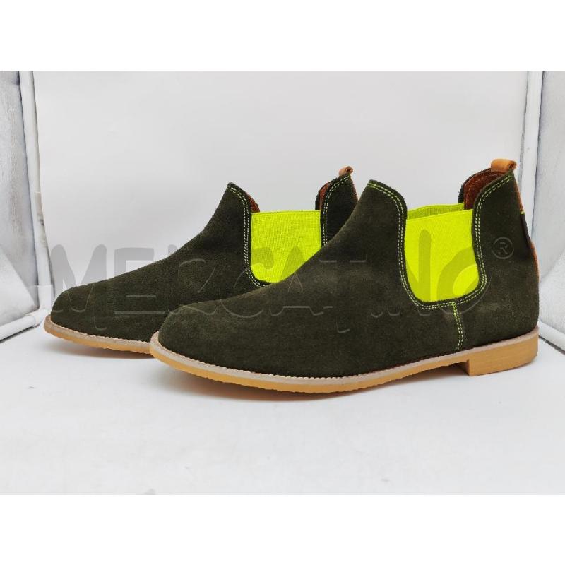STIVALETTI UOMO NEON BOOTS VERDI E GIALLE FLUO | Mercatino dell'Usato Mestre 3