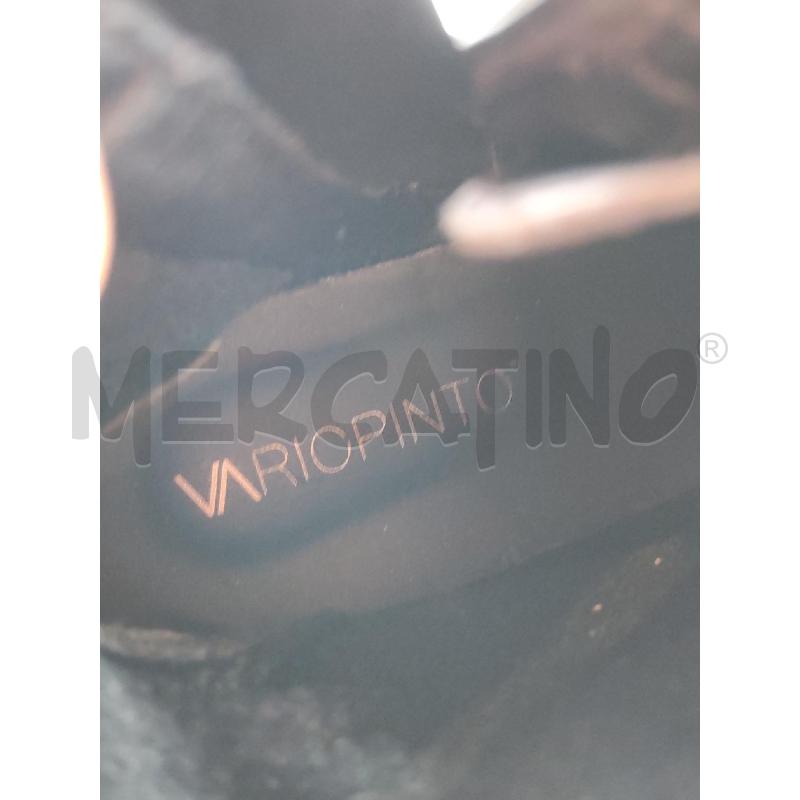 STIVALI DONNA VARIOPINTO NERI CON LACCI ZIP | Mercatino dell'Usato Mestre 5