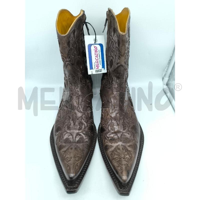 STIVALI UOMO DAMY IN PELLE DECORATI MARRONI | Mercatino dell'Usato Mestre 1