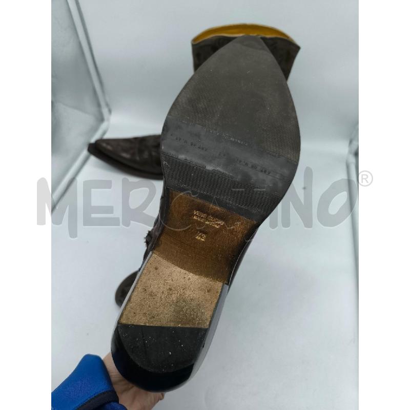 STIVALI UOMO DAMY IN PELLE DECORATI MARRONI | Mercatino dell'Usato Mestre 3