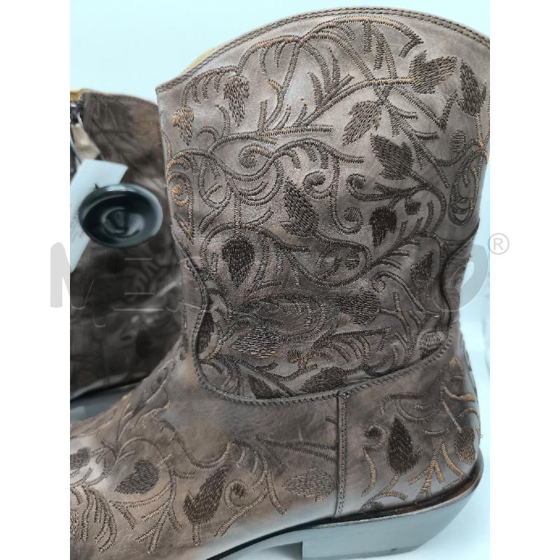 STIVALI UOMO DAMY IN PELLE DECORATI MARRONI | Mercatino dell'Usato Mestre 5