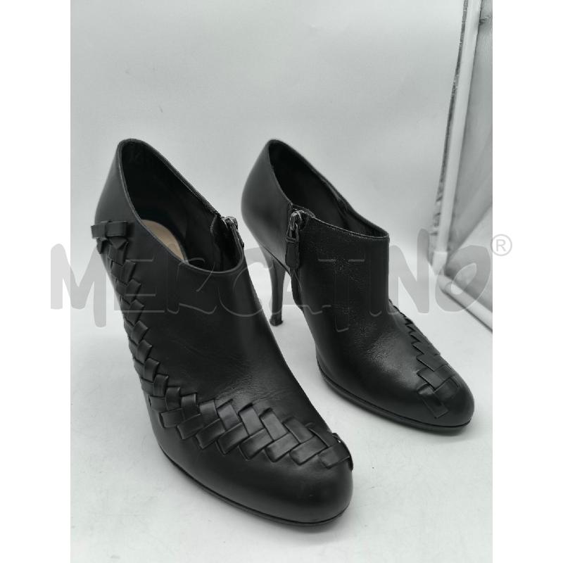 TACCHI DONNA SALVATORE FERRAGAMO NERE INTRECCI | Mercatino dell'Usato Mestre 5
