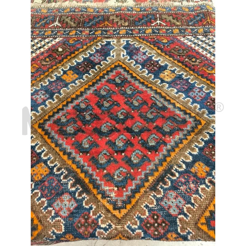 TAPPETO 140 PER 180 ANNODATO ROSSO PROF BLU | Mercatino dell'Usato Mestre 2