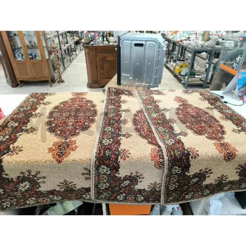 TAPPETO 3 PEZZI DA CAMERA BEIGE CON FIORI | Mercatino dell'Usato Mestre 3