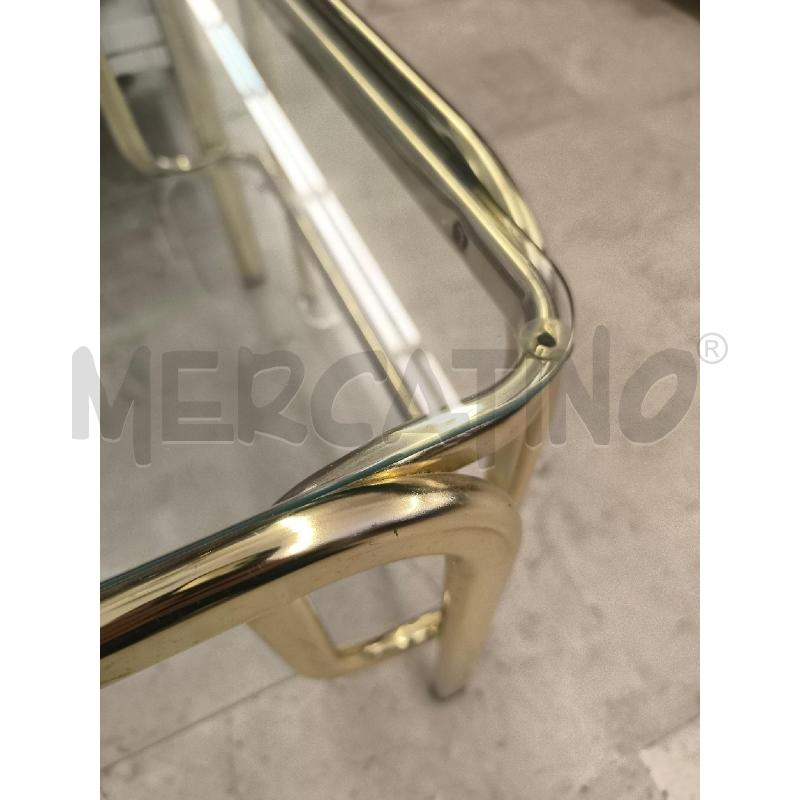 TAVOLINO BASSO DORATO  | Mercatino dell'Usato Mestre 3
