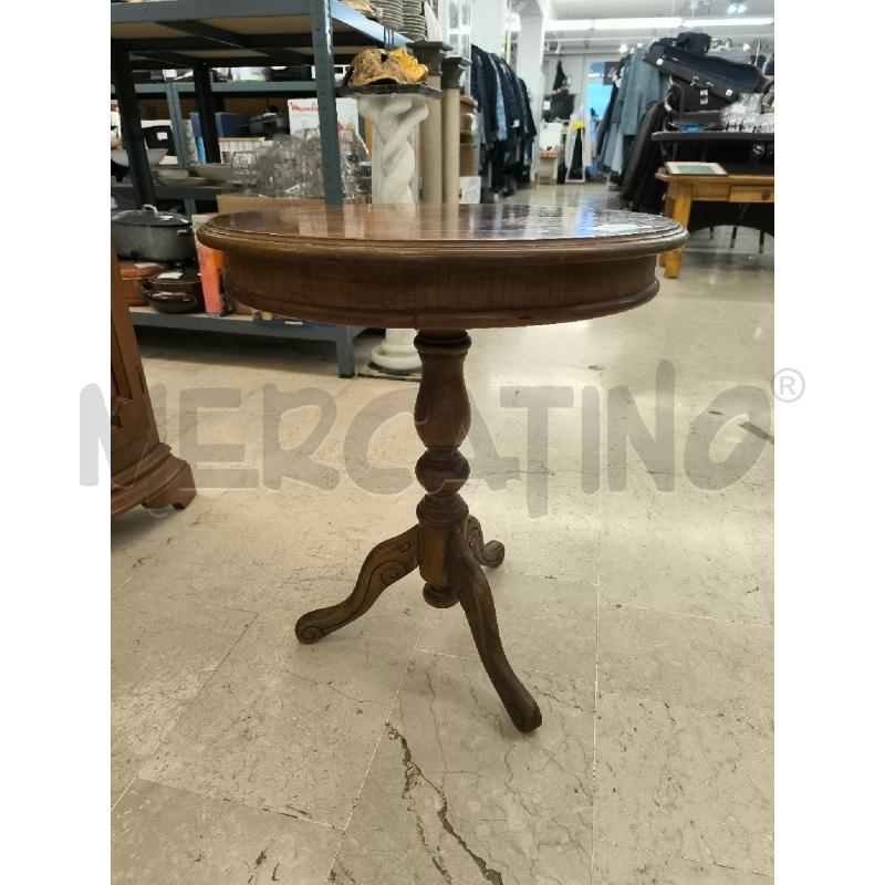 TAVOLINO INTARSIO ROTONDO | Mercatino dell'Usato Mestre 1