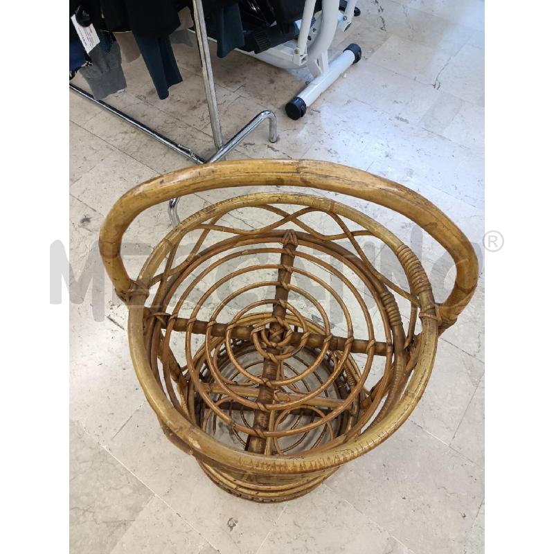TAVOLINO PORTABOTTIGLIE IN VIMINI ANNI 70 | Mercatino dell'Usato Mestre 2