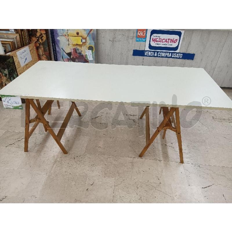 TAVOLO CON CAVALLETTI REGOLABILI | Mercatino dell'Usato Mestre 1