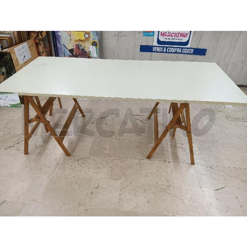 TAVOLO CON CAVALLETTI REGOLABILI | Mercatino dell'Usato Mestre 3