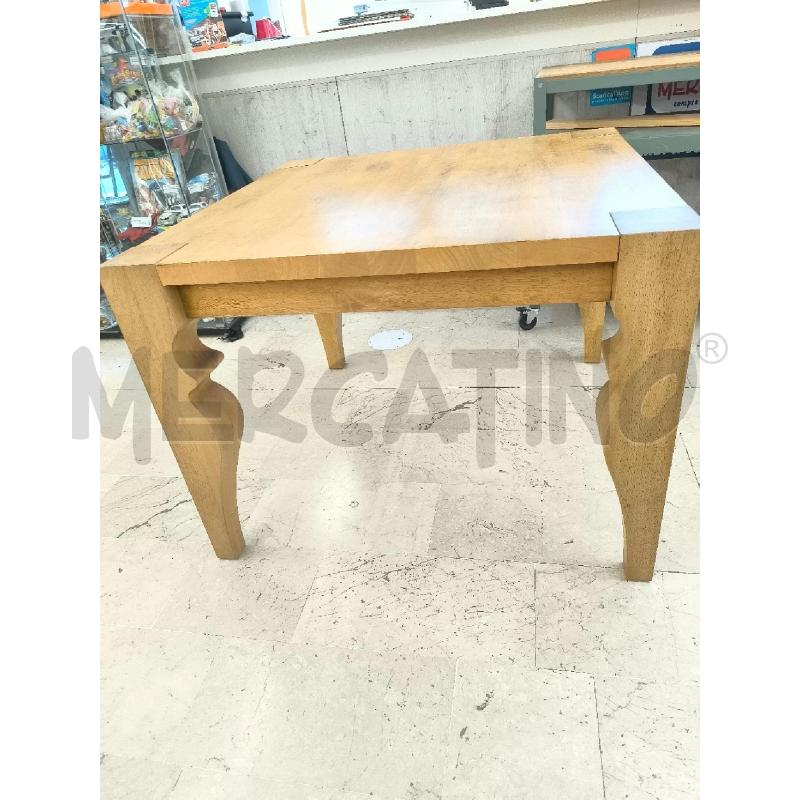 TAVOLO QUADRATO 100 CM GAMBE LAVORATE | Mercatino dell'Usato Mestre 1