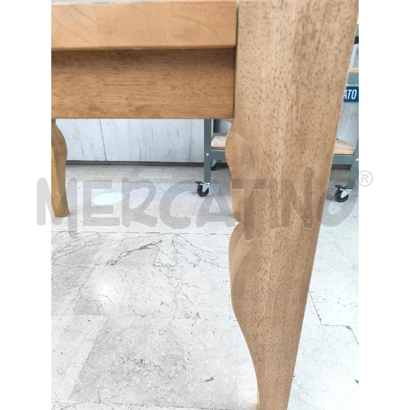 TAVOLO QUADRATO 100 CM GAMBE LAVORATE | Mercatino dell'Usato Mestre 3