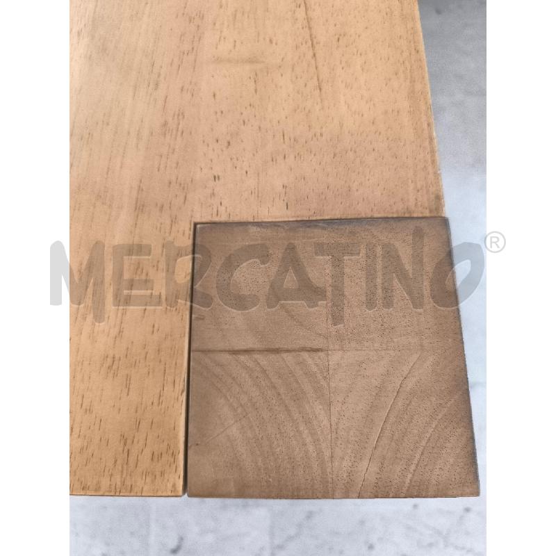 TAVOLO QUADRATO 100 CM GAMBE LAVORATE | Mercatino dell'Usato Mestre 5