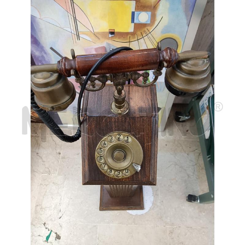 TELEFONO D'EPOCA IN LEGNO | Mercatino dell'Usato Mestre 2