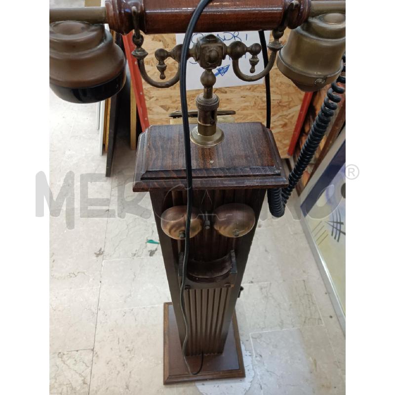 TELEFONO D'EPOCA IN LEGNO | Mercatino dell'Usato Mestre 3