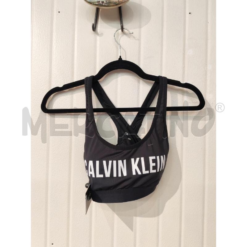 TOP CALVIN KLEIN NERO SCRITTA BIANCA | Mercatino dell'Usato Mestre 1