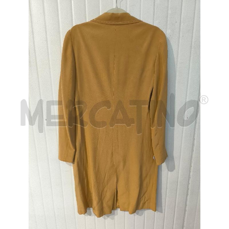 TRENCH DONNA CESARE FABBRI LEGGERO SENAPE 100% SETA | Mercatino dell'Usato Mestre 3