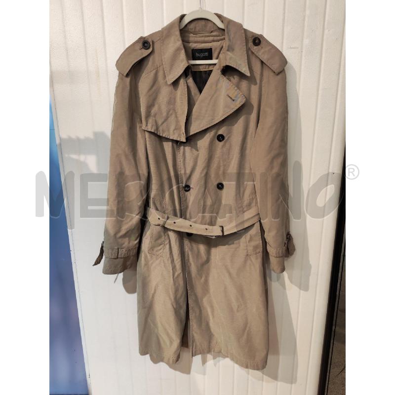 TRENCH UOMO BUGATTI BEIGE DOPPIO PETTO | Mercatino dell'Usato Mestre 1