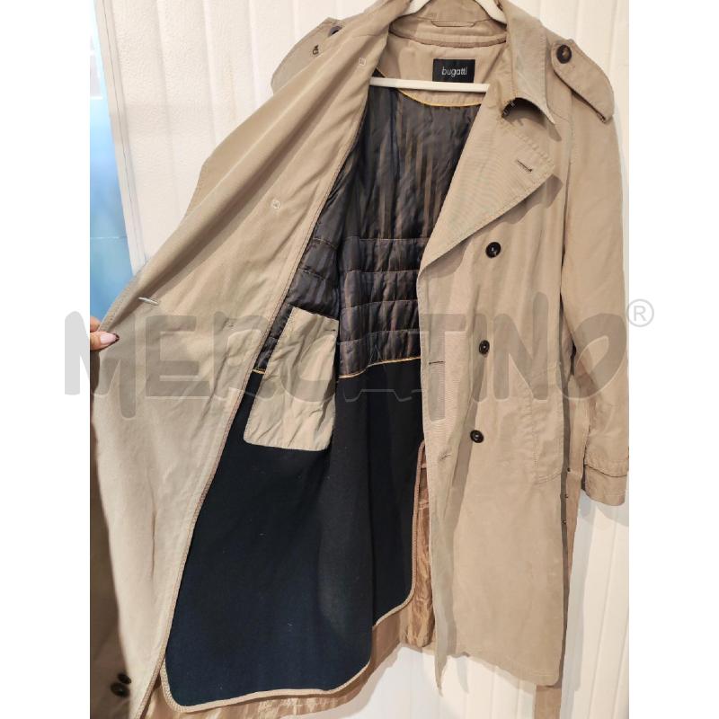 TRENCH UOMO BUGATTI BEIGE DOPPIO PETTO | Mercatino dell'Usato Mestre 4