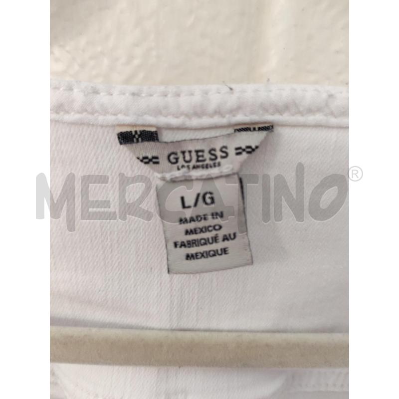 TUTA DONNA GUESS DENIM BIANCO CORTA | Mercatino dell'Usato Mestre 2