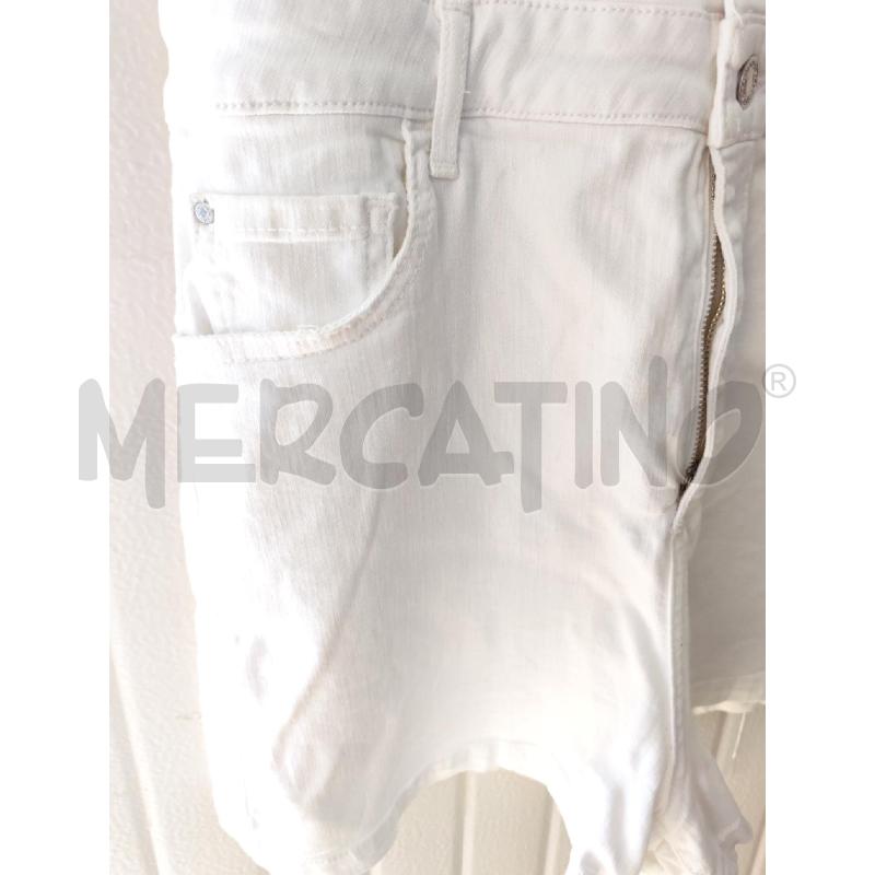 TUTA DONNA GUESS DENIM BIANCO CORTA | Mercatino dell'Usato Mestre 4