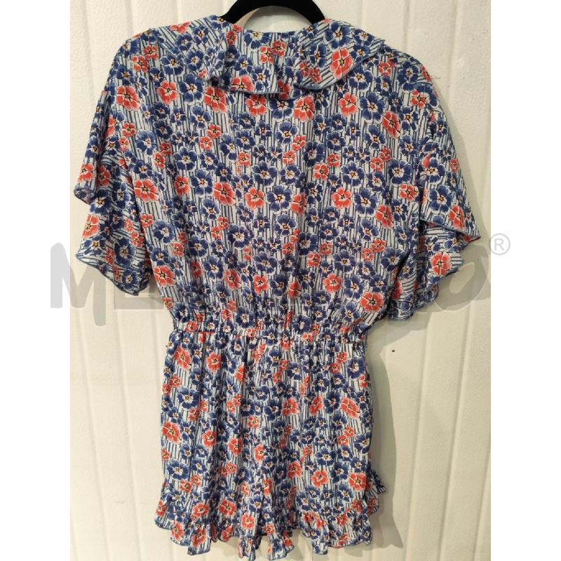 TUTA DONNA PEPE JEANS BLU FIORI ROSSI | Mercatino dell'Usato Mestre 4