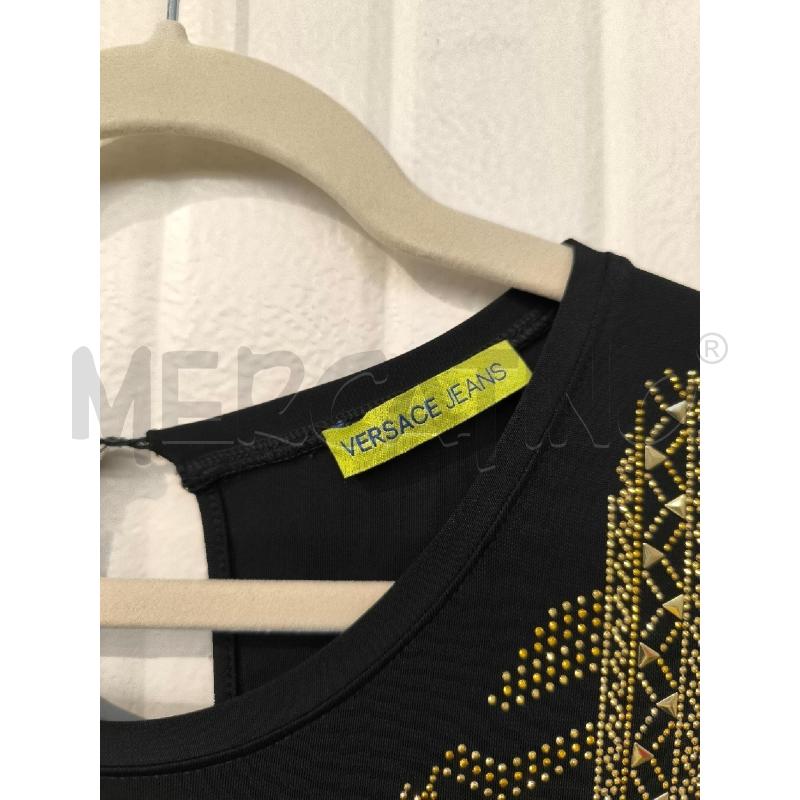 TUTA DONNA VERSACE JEANS NERA INTERA DISEGNO DORATO | Mercatino dell'Usato Mestre 3