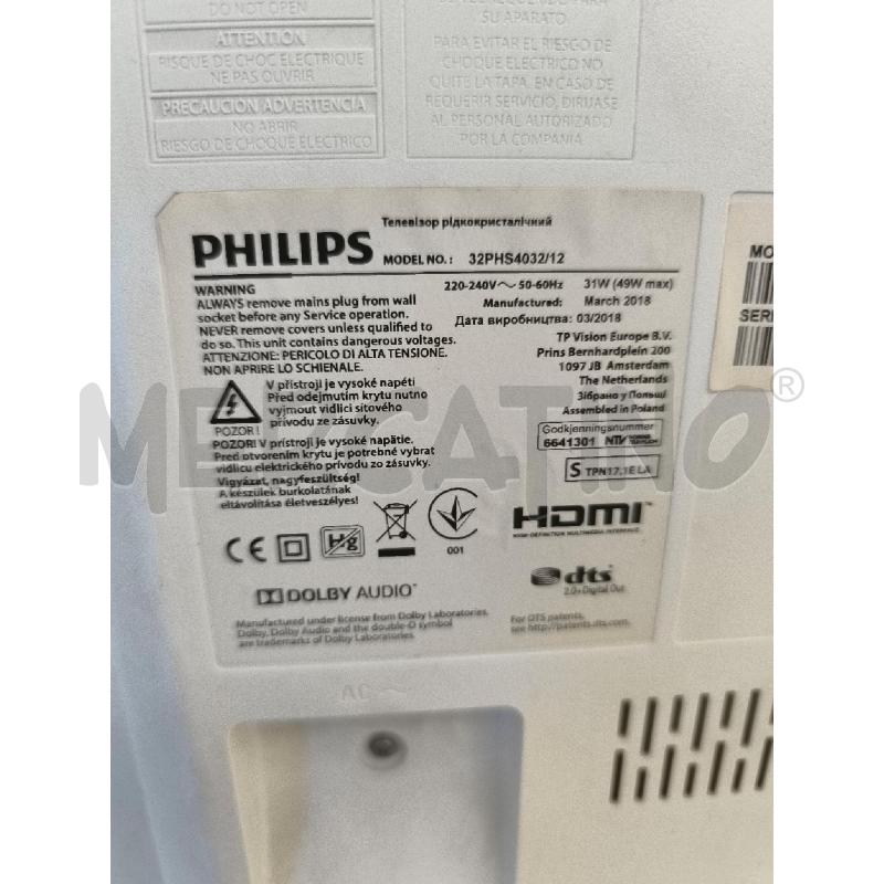 TV PHILIPS 32 POLLICI BIANCA | Mercatino dell'Usato Mestre 3
