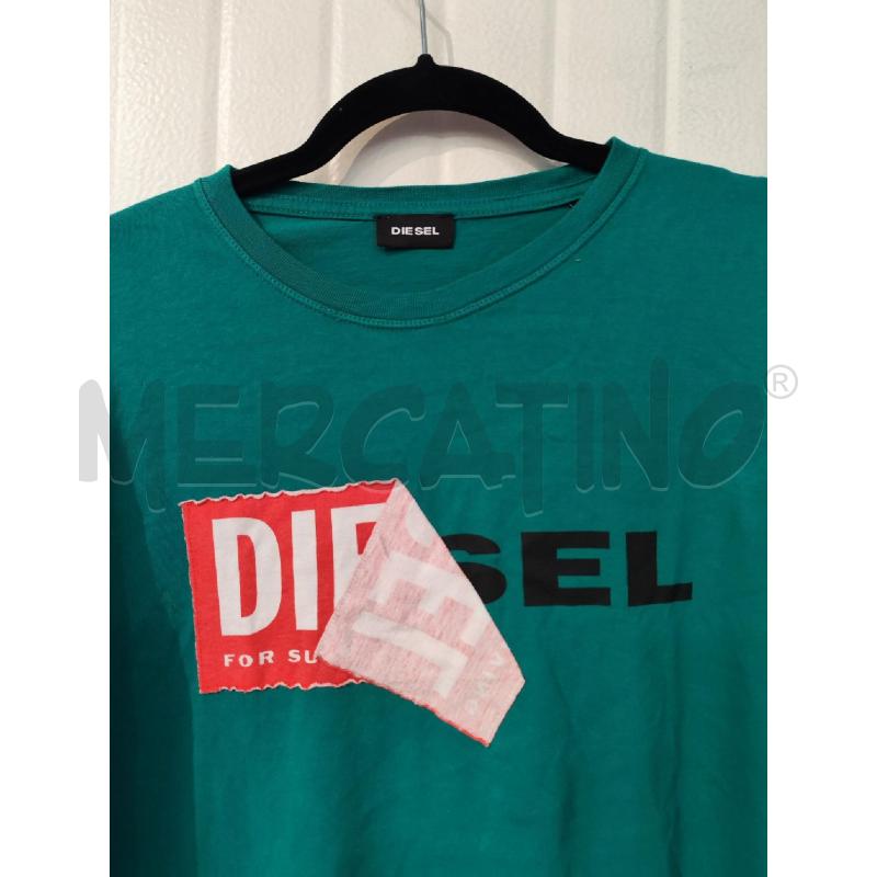 T SHIRT UOMO DIESEL VERDE | Mercatino dell'Usato Mestre 2
