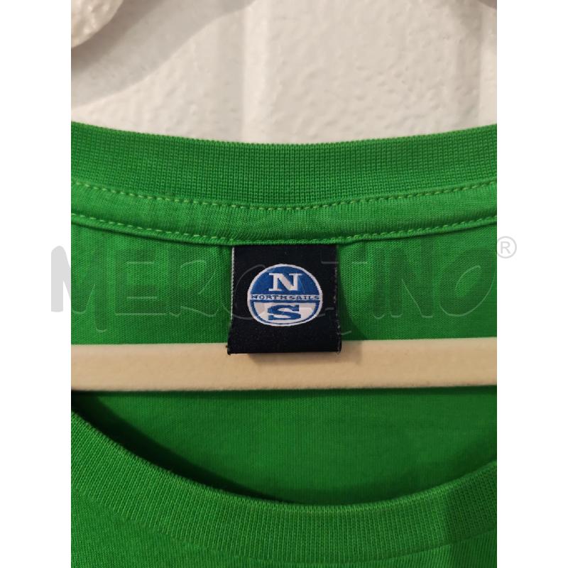 T SHIRT UOMO THE NORTH SAILS VERDE  | Mercatino dell'Usato Mestre 3