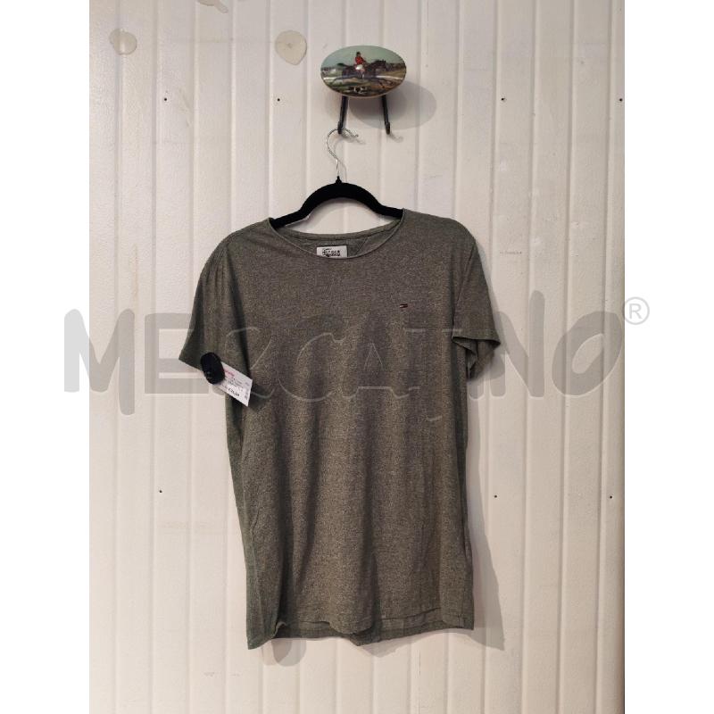 T SHIRT UOMO TOMMY HILFIGER VERDE CHIARO | Mercatino dell'Usato Mestre 1