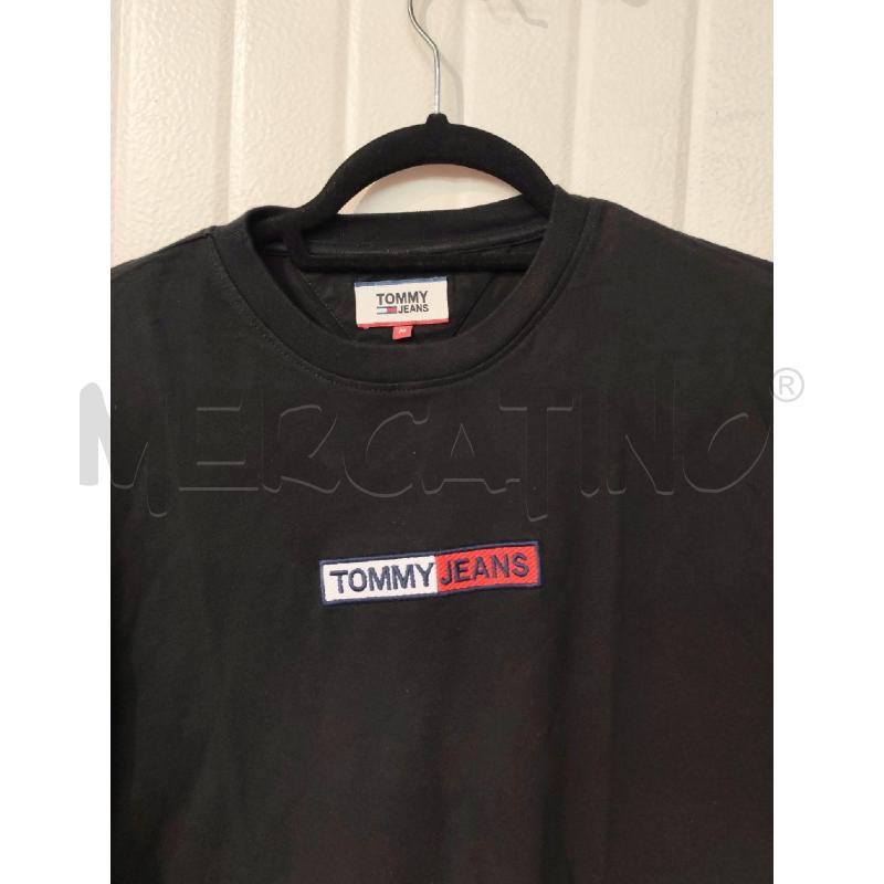 T SHIRT UOMO TOMMY JEANS NERA CON LOGO  | Mercatino dell'Usato Mestre 2