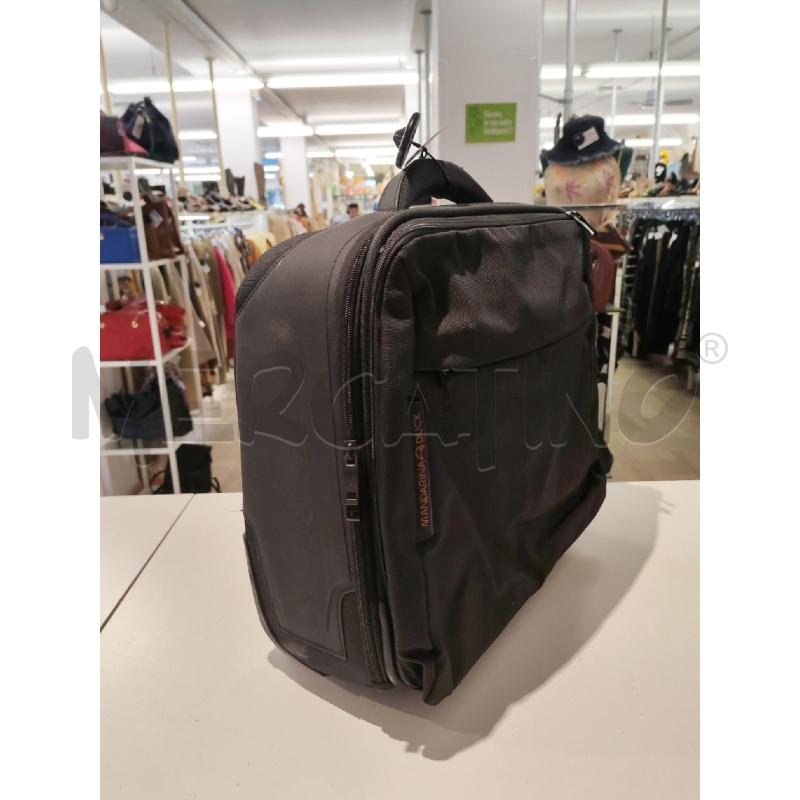 VALIGIA MANDARINA DUCK TESSUTO NERO | Mercatino dell'Usato Mestre 2