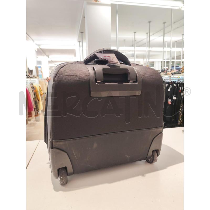 VALIGIA MANDARINA DUCK TESSUTO NERO | Mercatino dell'Usato Mestre 3
