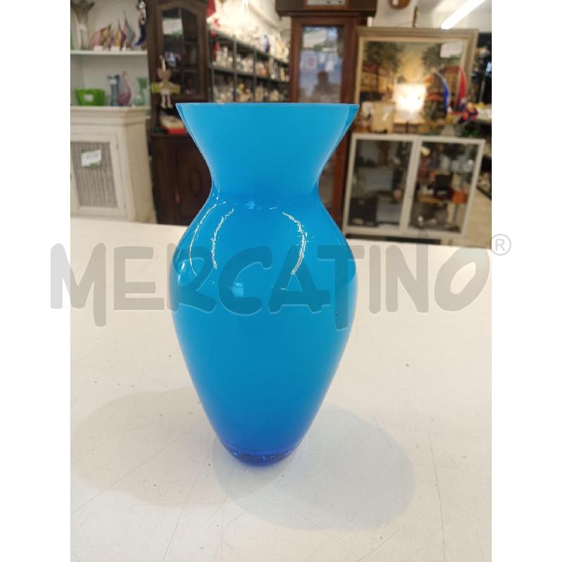 VASETTO VETRO AZZURRO | Mercatino dell'Usato Mestre 1