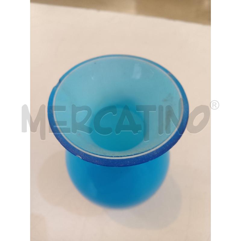 VASETTO VETRO AZZURRO | Mercatino dell'Usato Mestre 2