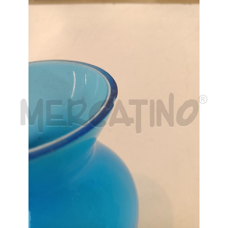 VASETTO VETRO AZZURRO | Mercatino dell'Usato Mestre 3