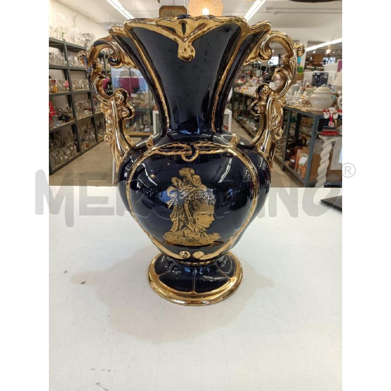 VASO BLU LAV. ORO | Mercatino dell'Usato Mestre 1