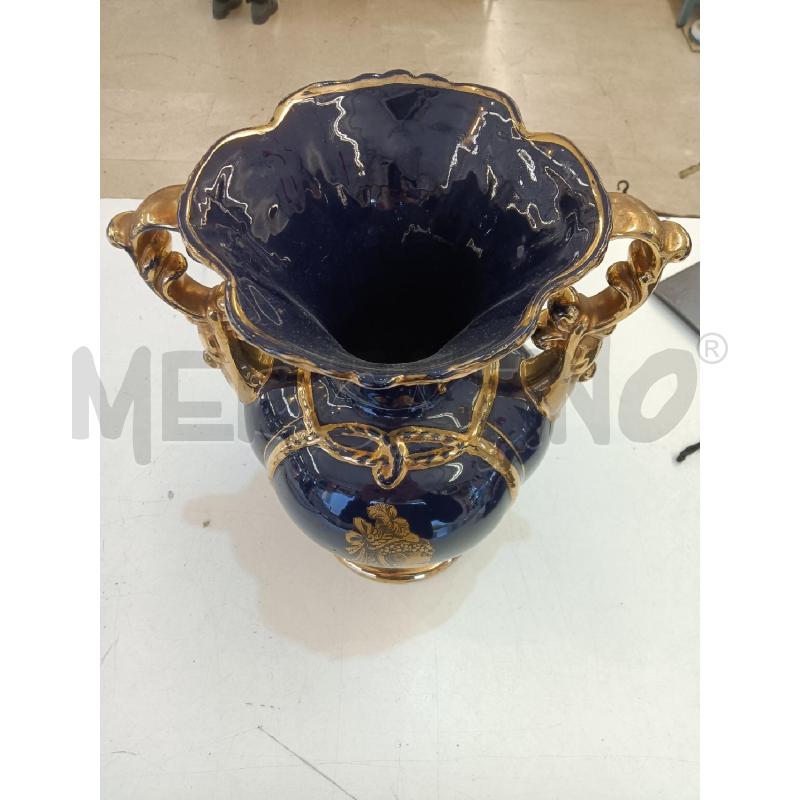 VASO BLU LAV. ORO | Mercatino dell'Usato Mestre 2