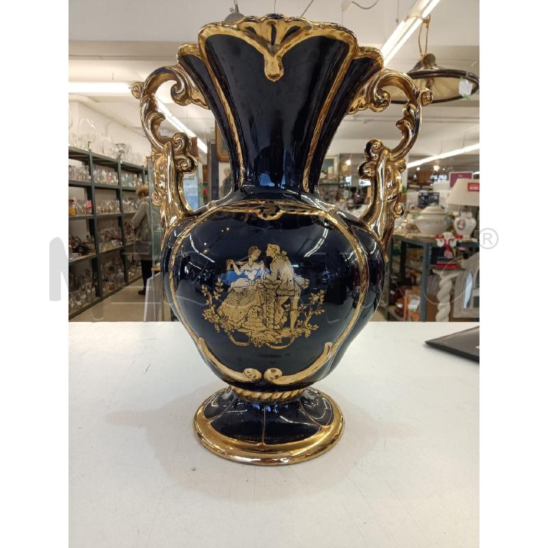 VASO BLU LAV. ORO | Mercatino dell'Usato Mestre 5