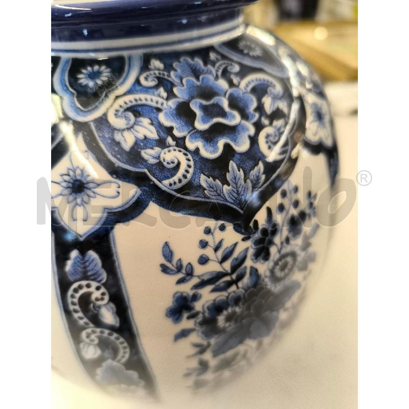 VASO CER DECORAZIONI BLU A FIORI | Mercatino dell'Usato Mestre 2