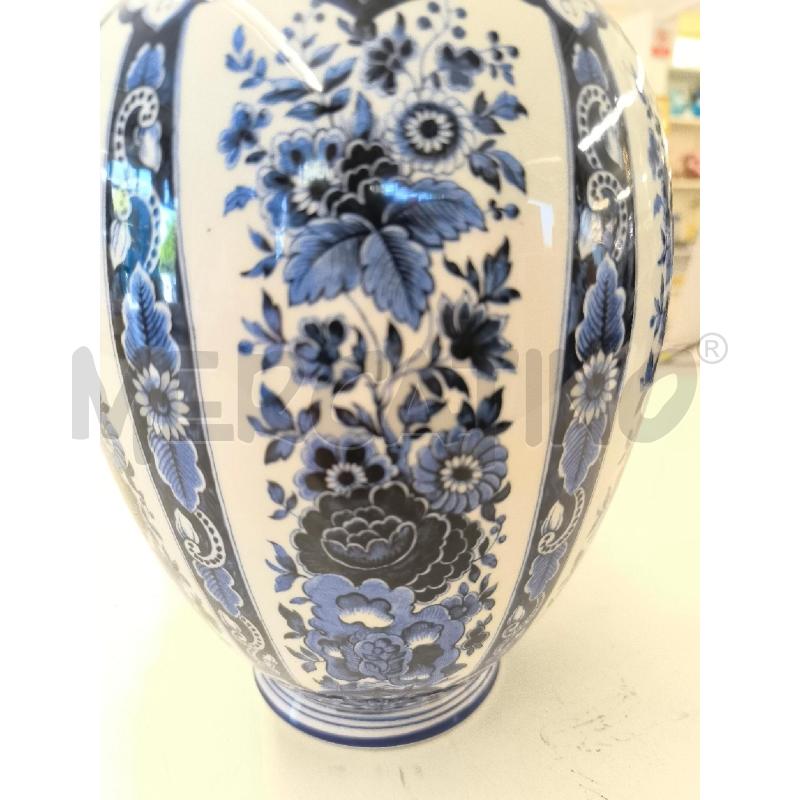 VASO CER DECORAZIONI BLU A FIORI | Mercatino dell'Usato Mestre 3