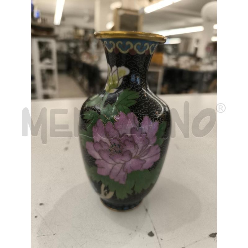 VASO CLOISONNE NERO | Mercatino dell'Usato Mestre 1
