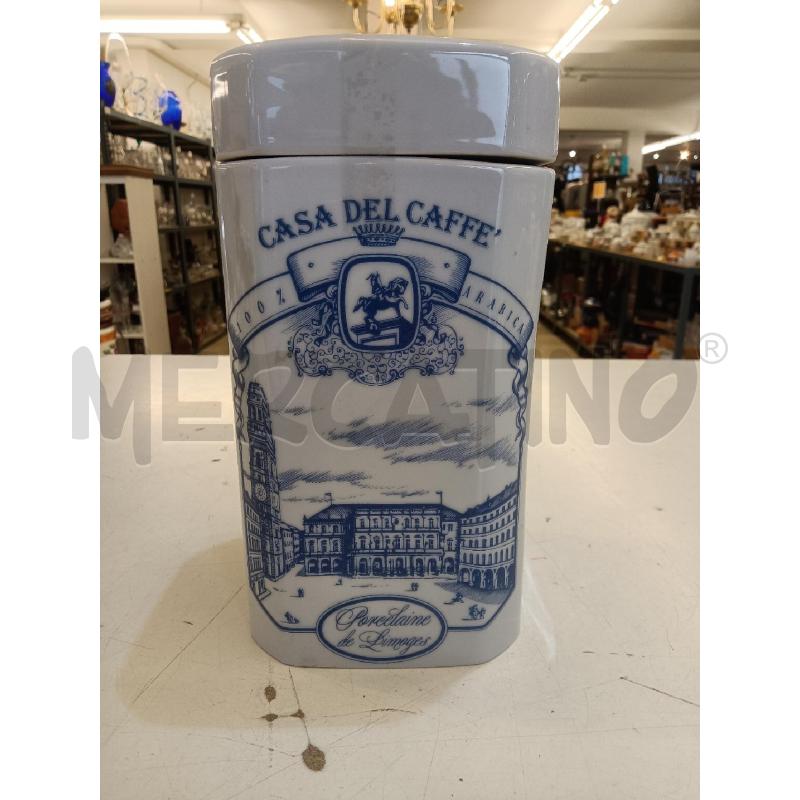 VASO LIMOGES CON COPERCHIO DECORI BLU | Mercatino dell'Usato Mestre 4