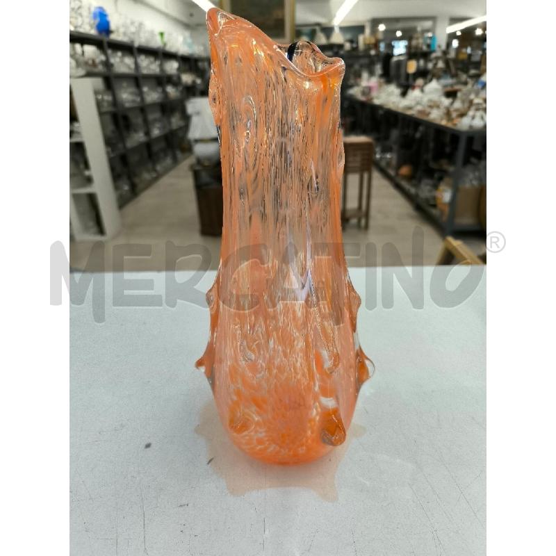 VASO MURANO ARANCIONE | Mercatino dell'Usato Mestre 1