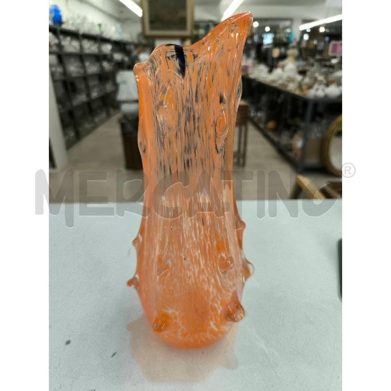 VASO MURANO ARANCIONE | Mercatino dell'Usato Mestre 2